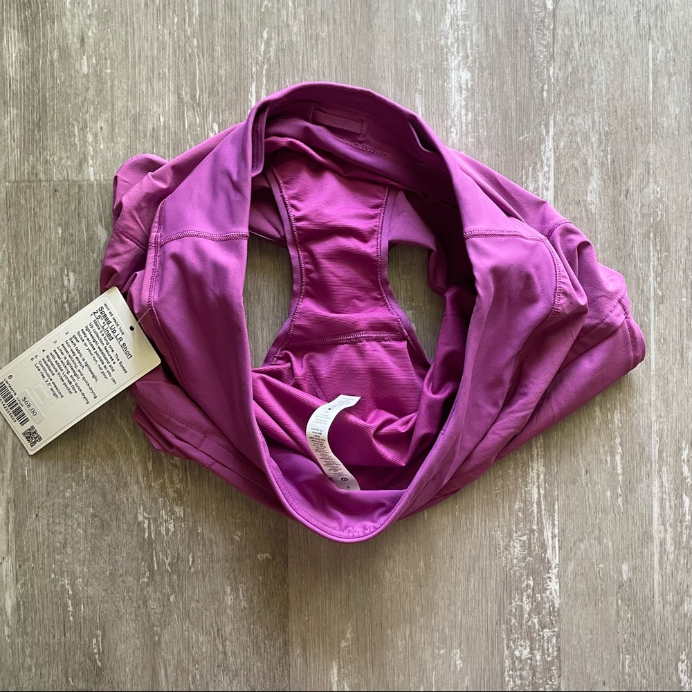 Sold Lululemon Speed Up LR Short *2.5" - Vivid Plum - Picture 6 of 8